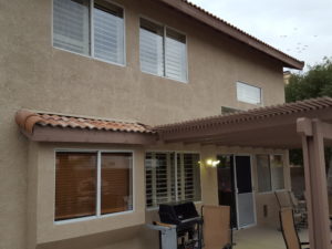 home in Cathedral City, California after window cleaning