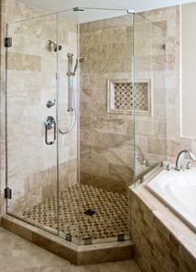 shower door restoration in Palm Desert