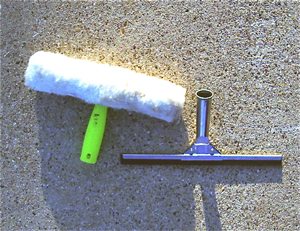 French pane window cleaning tools
