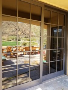Pella french pane windows installed on home in Palm Desert, California 