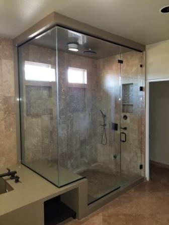shower door restoration in La Quinta, California