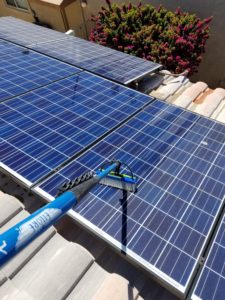 solar panel cleaning in Palm Desert, California