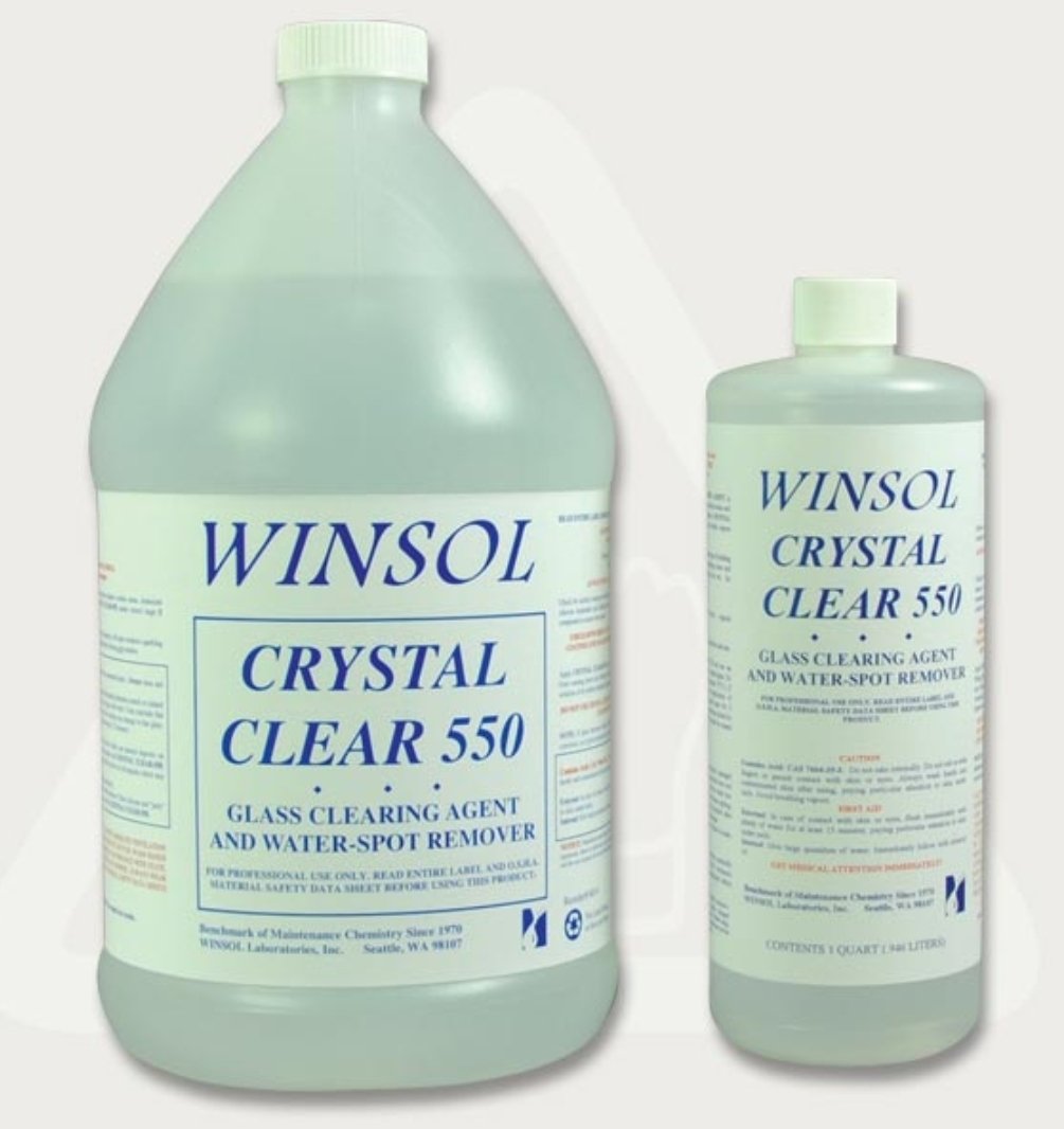 Crystal Clear 550 hard water stain remover