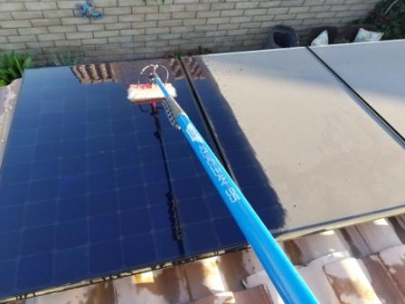 Solar panel cleaning in Palm Desert, California