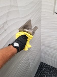 Shower sanitizing in Palm Desert, California