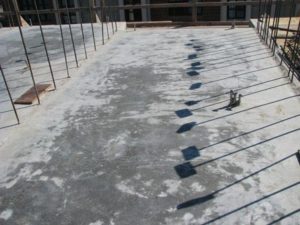 discolored concrete